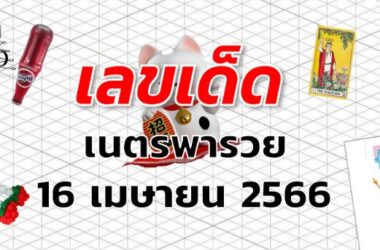 หวยเนตรพารวย เลขเด็ด งวด 16 เมษายน 2566