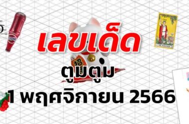 หวยตูมตูม เลขเด็ด งวด 1 พฤศจิกายน 2566